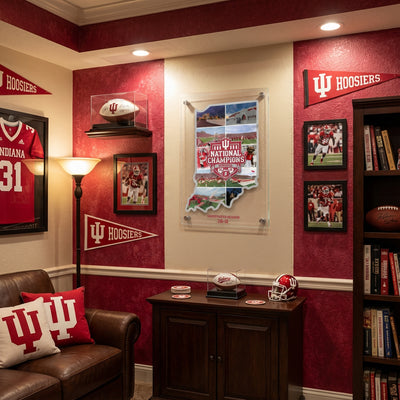 Indiana Hoosiers - Indiana Football National Champions Undefeated Season Acrylic Wall Art