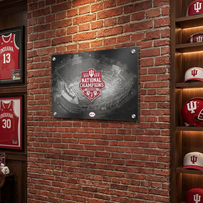 Indiana Hoosiers - Hoosiers National Champions 16-0 Metal Wall Art