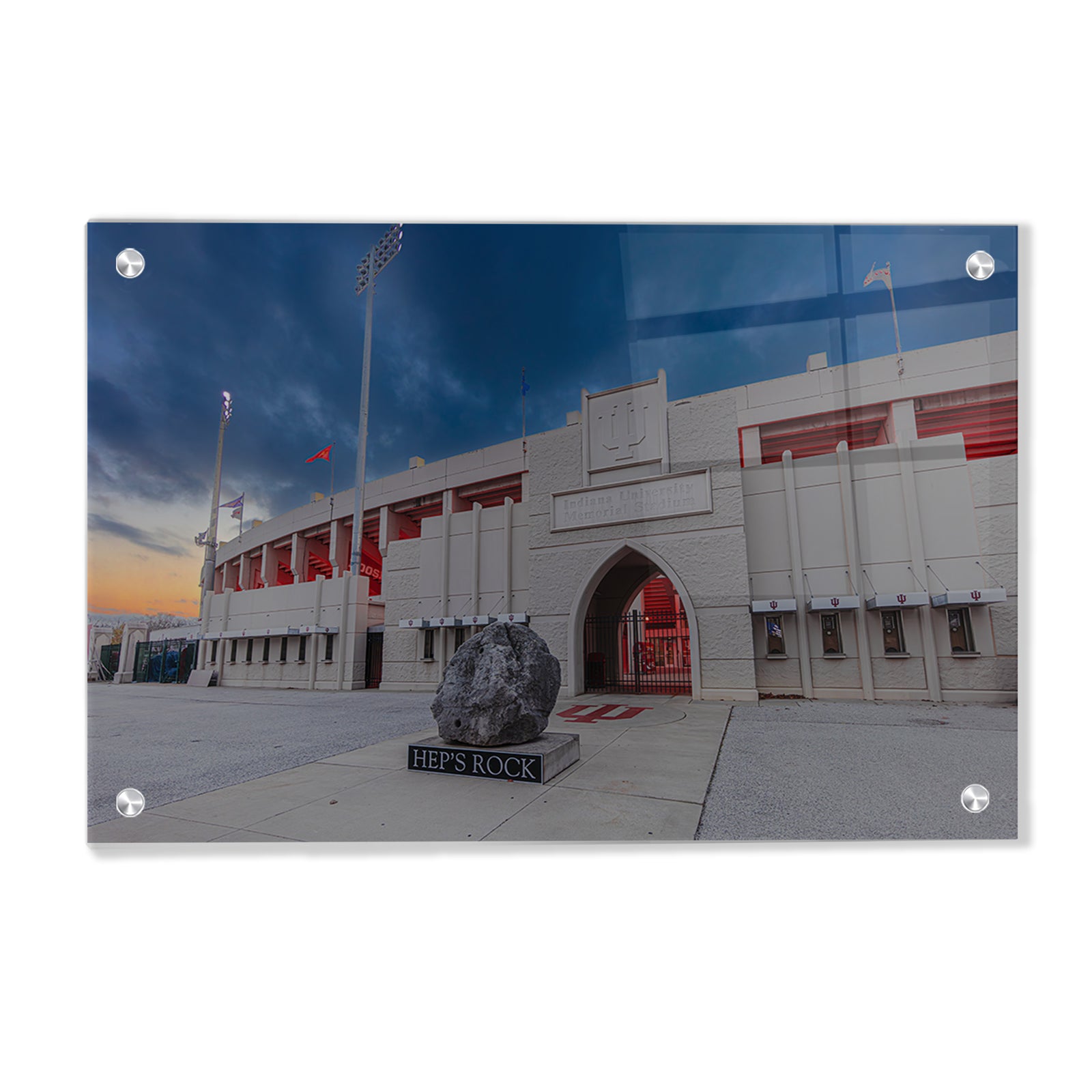 Indiana Hoosiers - Hep's Rock - College Wall Art #Canvas