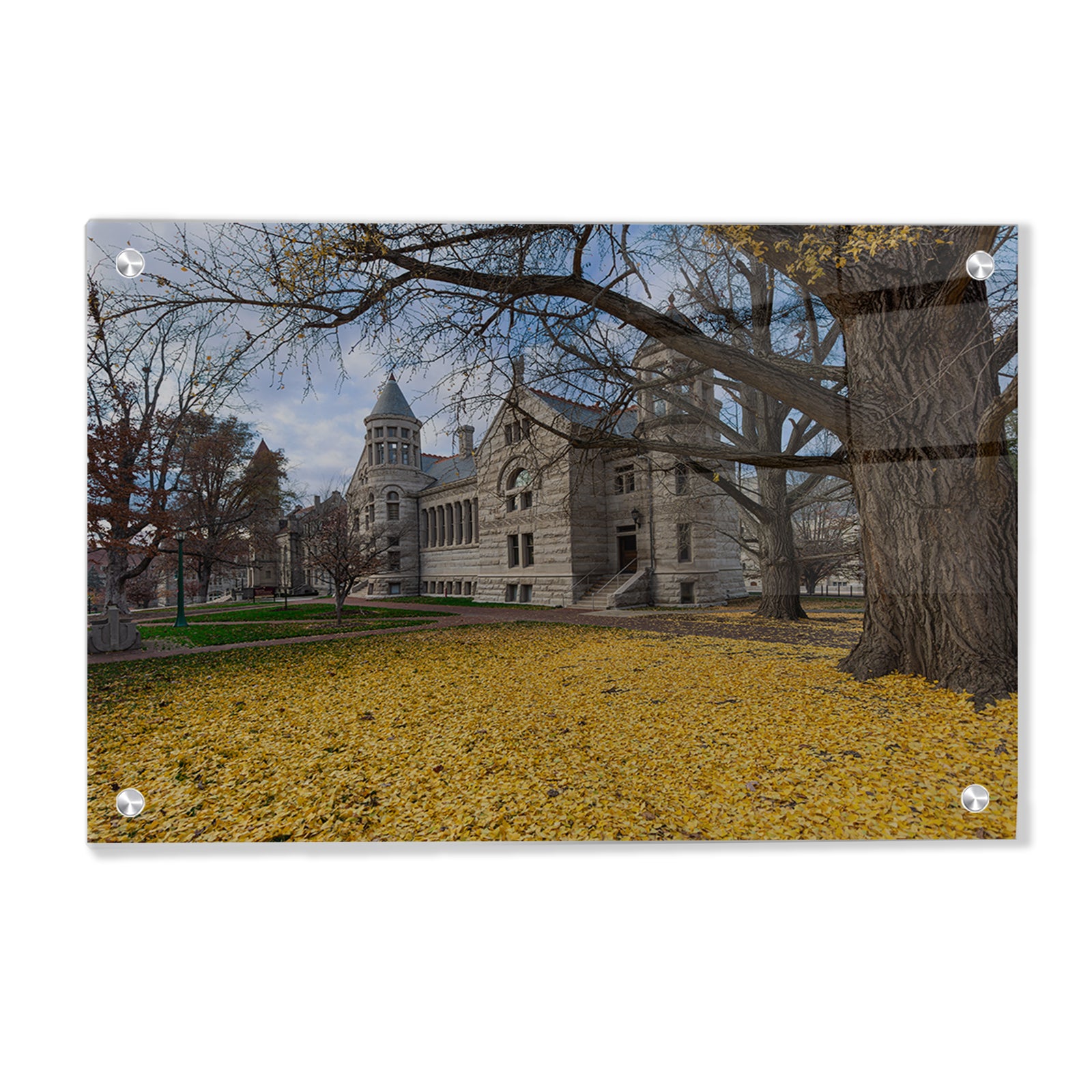 Indiana Hoosiers - Fall Setting - College Wall Art #Canvas 