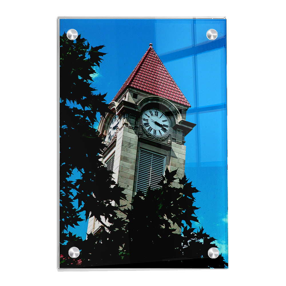 Indiana Hoosiers - IU Clock Tower - College Wall Art #Canvas