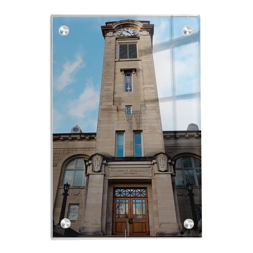 Indiana Hoosiers - The Clock Tower - College Wall Art #Canvas