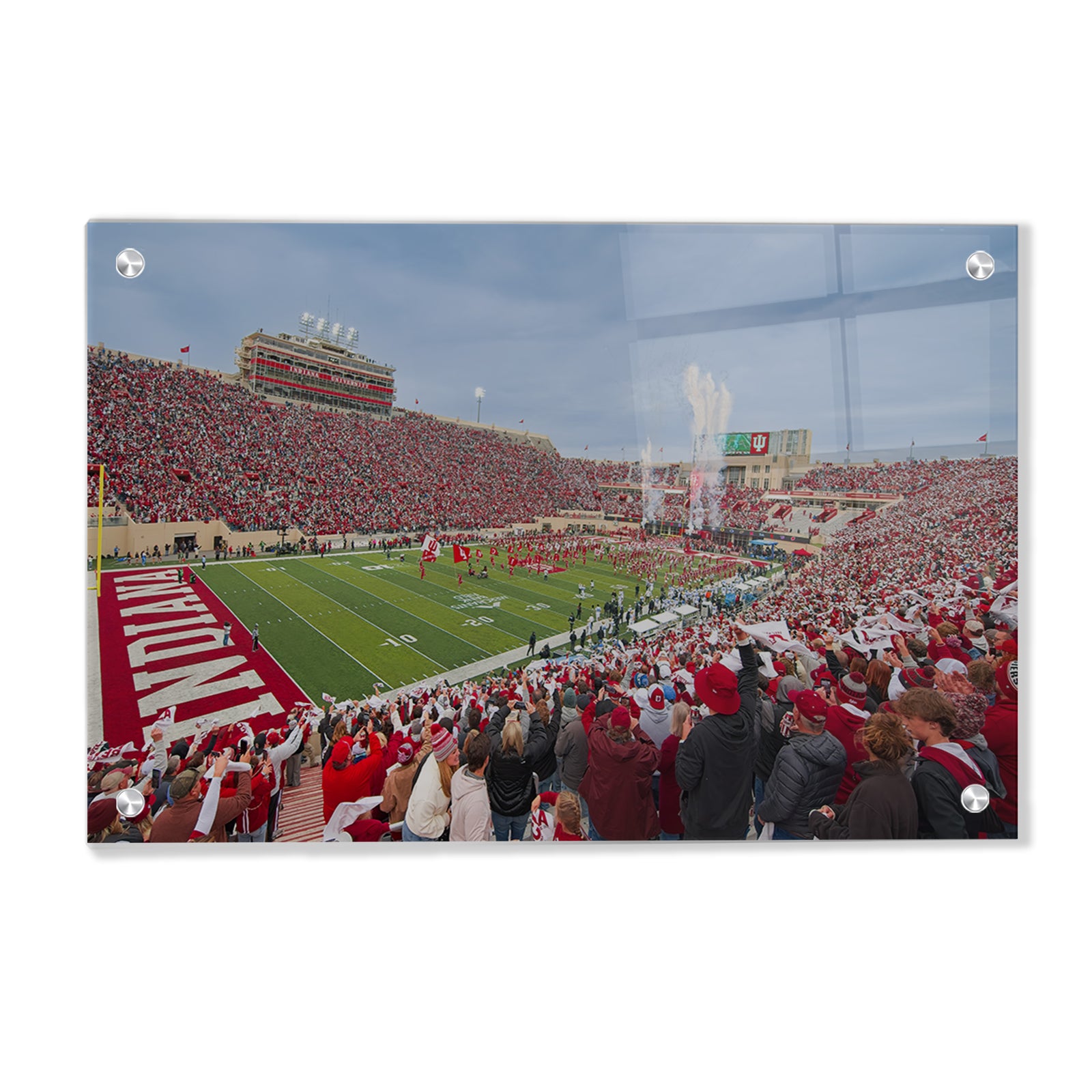 Indiana Hoosiers - Enter Indiana Hoosiers - College Wall Art #Canvas 