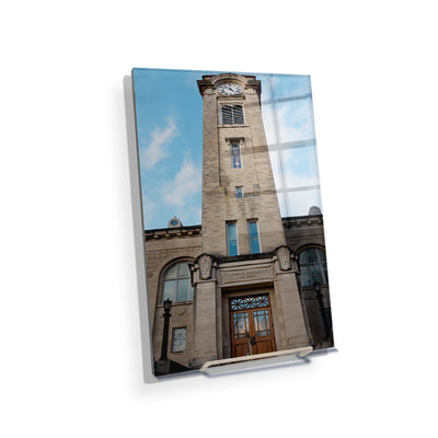 Indiana Hoosiers - The Clock Tower - College Wall Art #Acrylic Mini