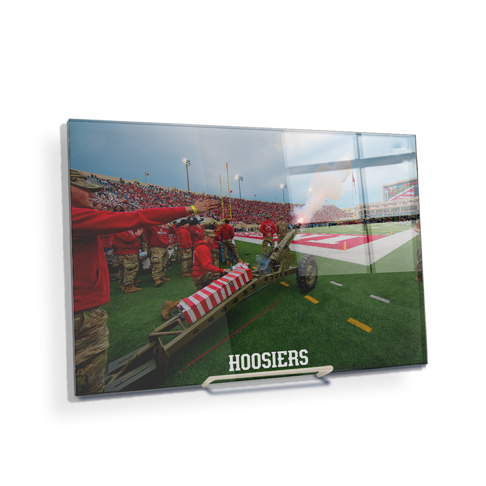 Indiana Hoosiers - Fire the Cannon - College Wall Art #Canvas