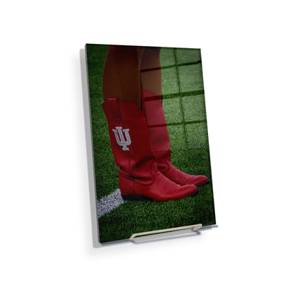 Indiana Hoosiers - RedStepper Boots - College Wall Art #Acrylic Mini