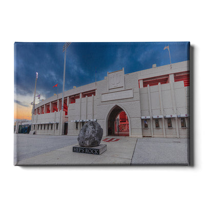 Indiana Hoosiers - Hep's Rock - College Wall Art #Canvas
