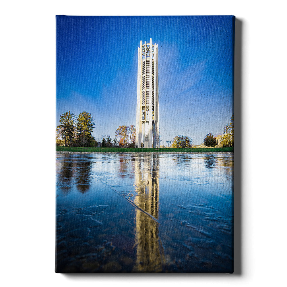 Indiana Hoosiers - First Ice Reflection - College Wall Art #Canvas