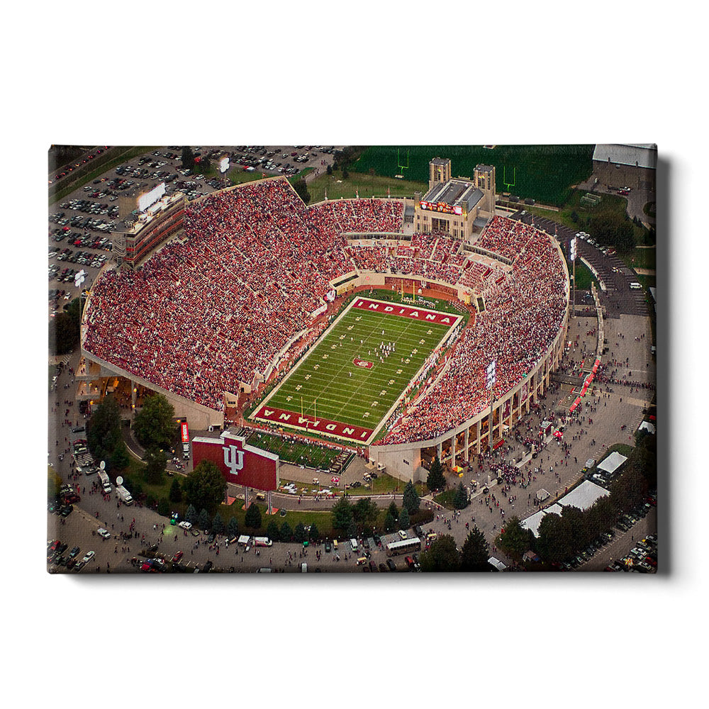 Indiana Hoosiers - Memorial Stadium Aerial - College Wall Art #Canvas