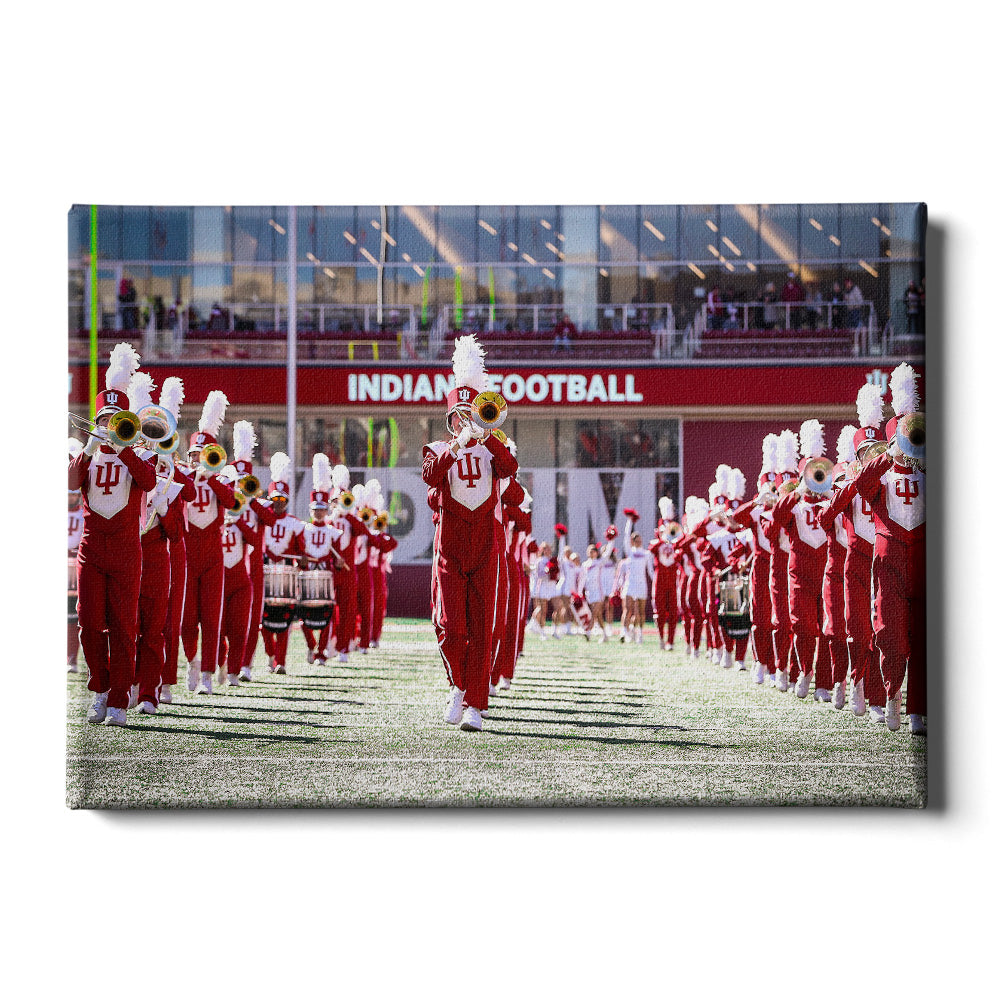 Indiana Hoosiers - The Marching Hundred - College Wall Art #Canvas