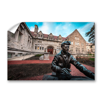 Indiana Hoosiers - A Good Book is the Precious Life-blood of a Master-Spirit - College Wall Art #Decal