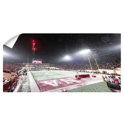 Indiana Hoosiers - Bombs Bursting in Air Panoramic - College Wall Art #Decal