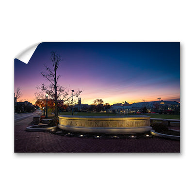 Indiana Hoosiers - Indiana University Sunrise - College Wall Art #Decal