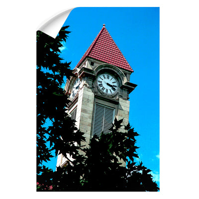 Indiana Hoosiers - IU Clock Tower - College Wall Art #Decal