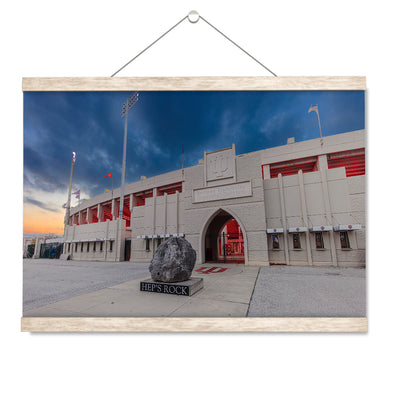 Indiana Hoosiers - Hep's Rock - College Wall Art #Hanging Canvas