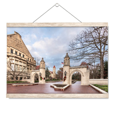 Indiana Hoosiers - Entrance Indiana University - College Wall Art #Hanging Canvas