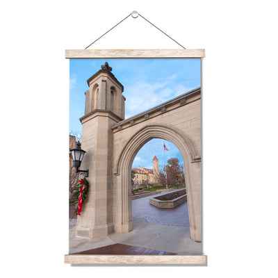 Indiana Hoosiers - Indiana Gate - College Wall Art #Hanging Canvas