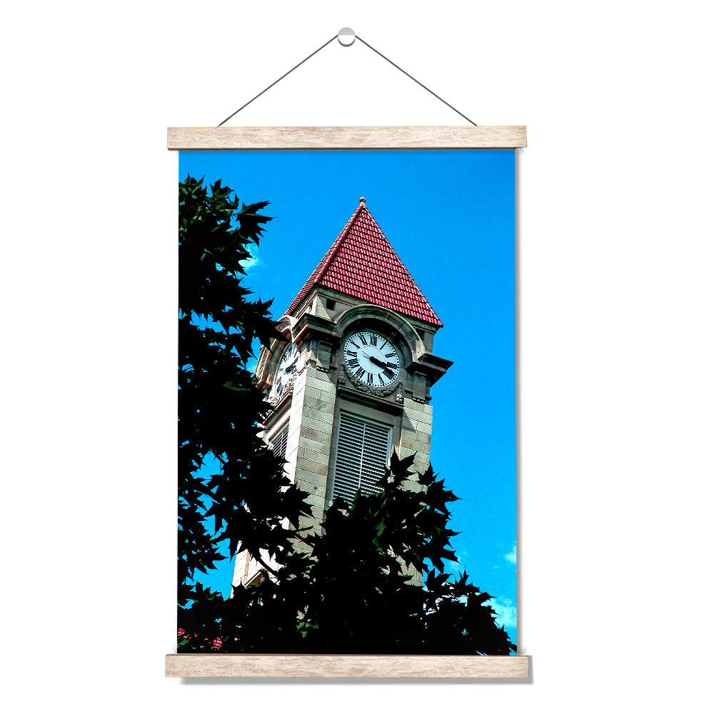 Indiana Hoosiers - IU Clock Tower - College Wall Art #Canvas