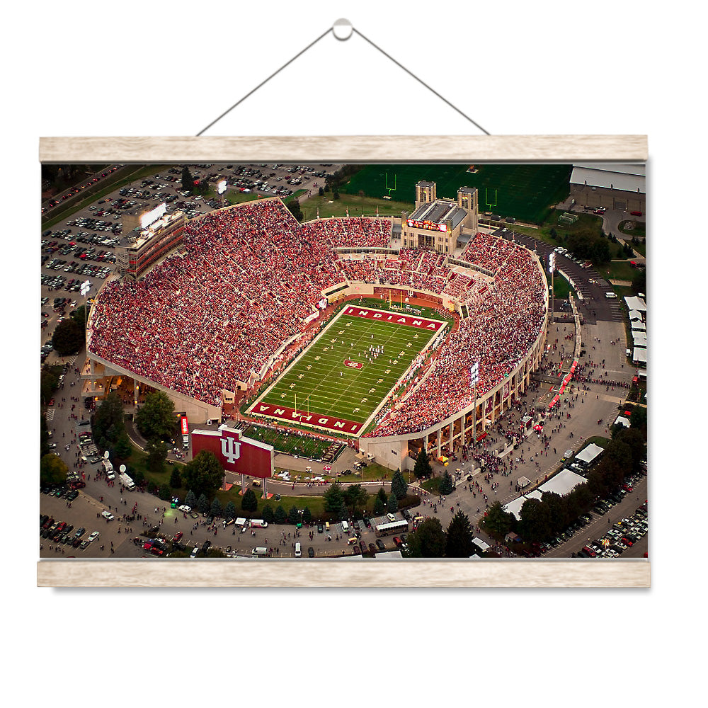 Indiana Hoosiers - Memorial Stadium Aerial - College Wall Art #Canvas