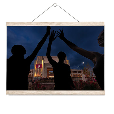 Indiana Hoosiers - Spirit of Indiana - College Wall Art #Hanging Canvas