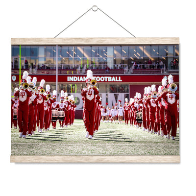 Indiana Hoosiers - The Marching Hundred - College Wall Art #Hanging Canvas