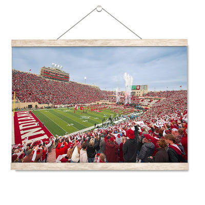 Indiana Hoosiers - Enter Indiana Hoosiers - College Wall Art #Hanging Canvas