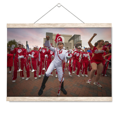 Indiana Hoosiers - IU Marching Hundred Sunrise - College Wall Art #Hanging Canvas