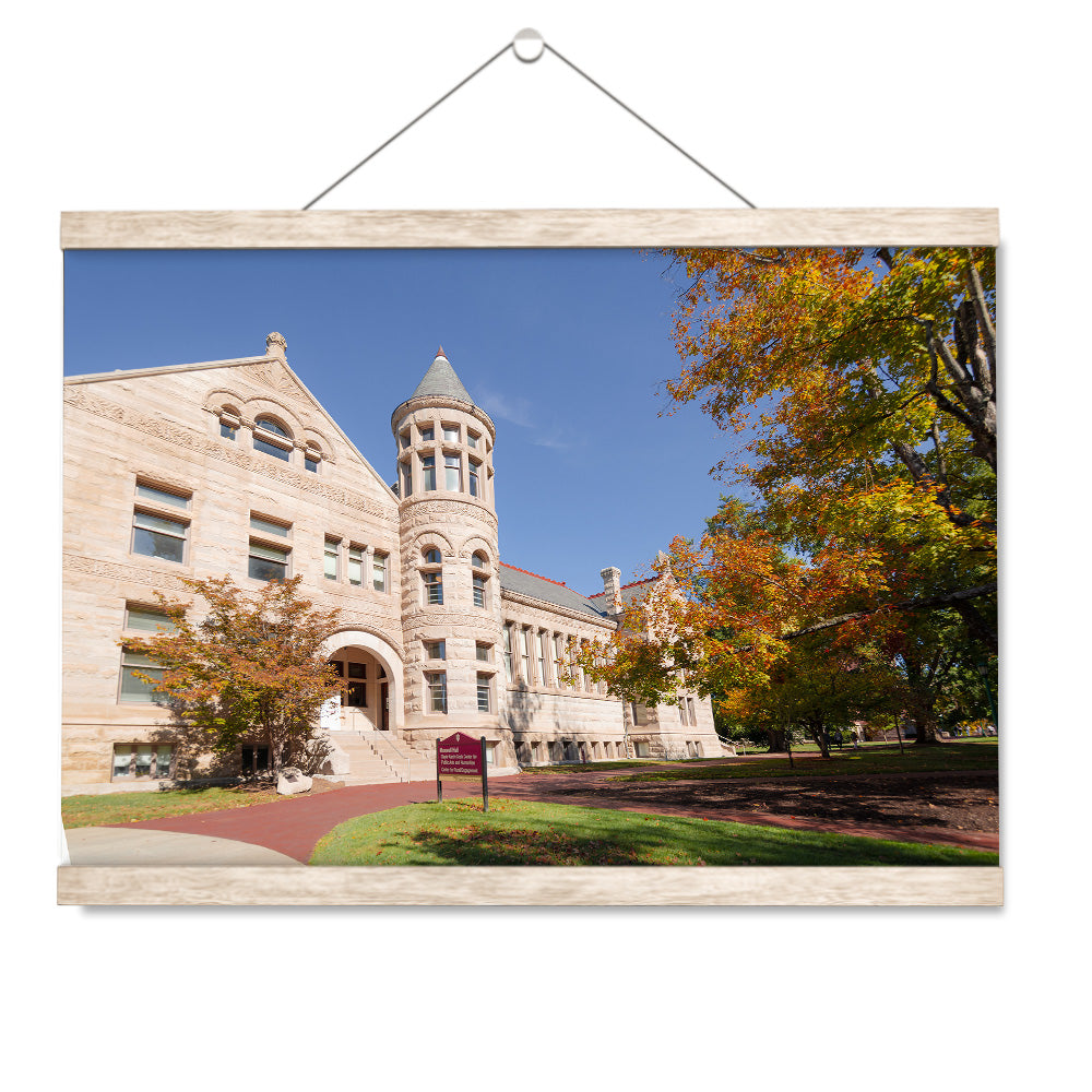 Indiana Hoosiers - Autumn Maxwell Hall - College Wall Art #Canvas