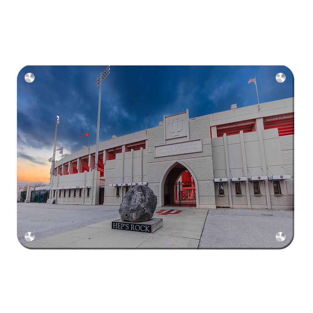 Indiana Hoosiers - Hep's Rock - College Wall Art #Canvas