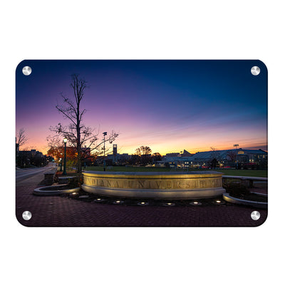 Indiana Hoosiers - Indiana University Sunrise - College Wall Art #Metal