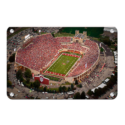 Indiana Hoosiers - Memorial Stadium Aerial - College Wall Art #Metal