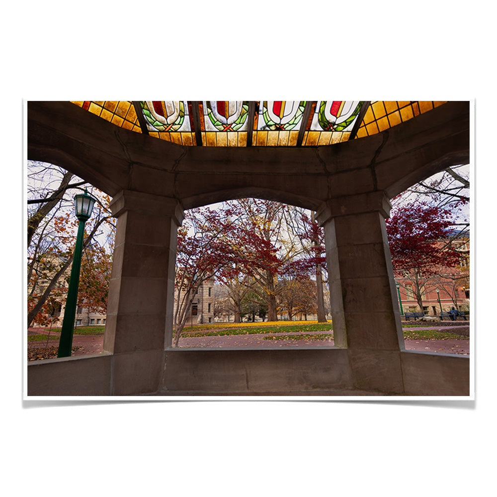 Indiana Hoosiers - Indiana Autumn Framed - College Wall Art #Canvas