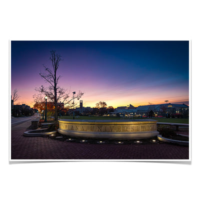 Indiana Hoosiers - Indiana University Sunrise - College Wall Art #Photo Poster