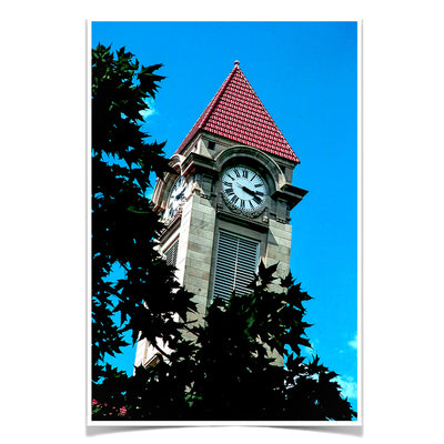 Indiana Hoosiers - IU Clock Tower - College Wall Art #Photo Poster