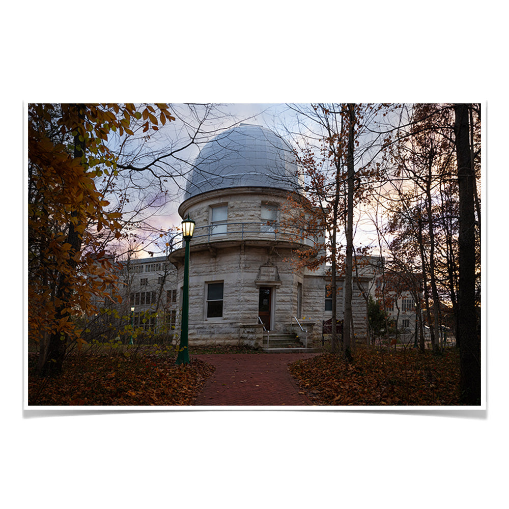 Indiana Hoosiers - Kirkwood Observatory at Dusk - College Wall Art #Canvas 