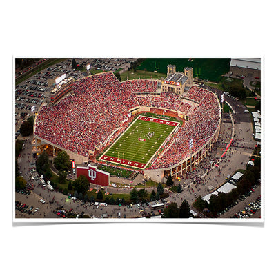 Indiana Hoosiers - Memorial Stadium Aerial - College Wall Art #Photo Poster