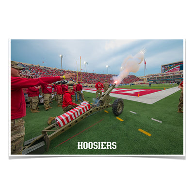 Indiana Hoosiers - Fire the Cannon - College Wall Art #Photo Poster