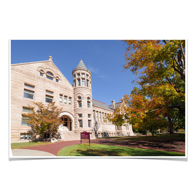 Indiana Hoosiers - Autumn Maxwell Hall - College Wall Art #Photo Poster