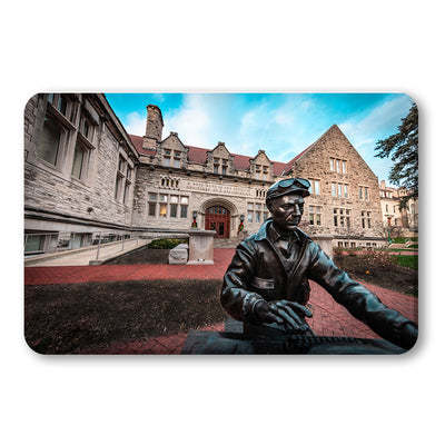 Indiana Hoosiers - A Good Book is the Precious Life-blood of a Master-Spirit - College Wall Art #PVC