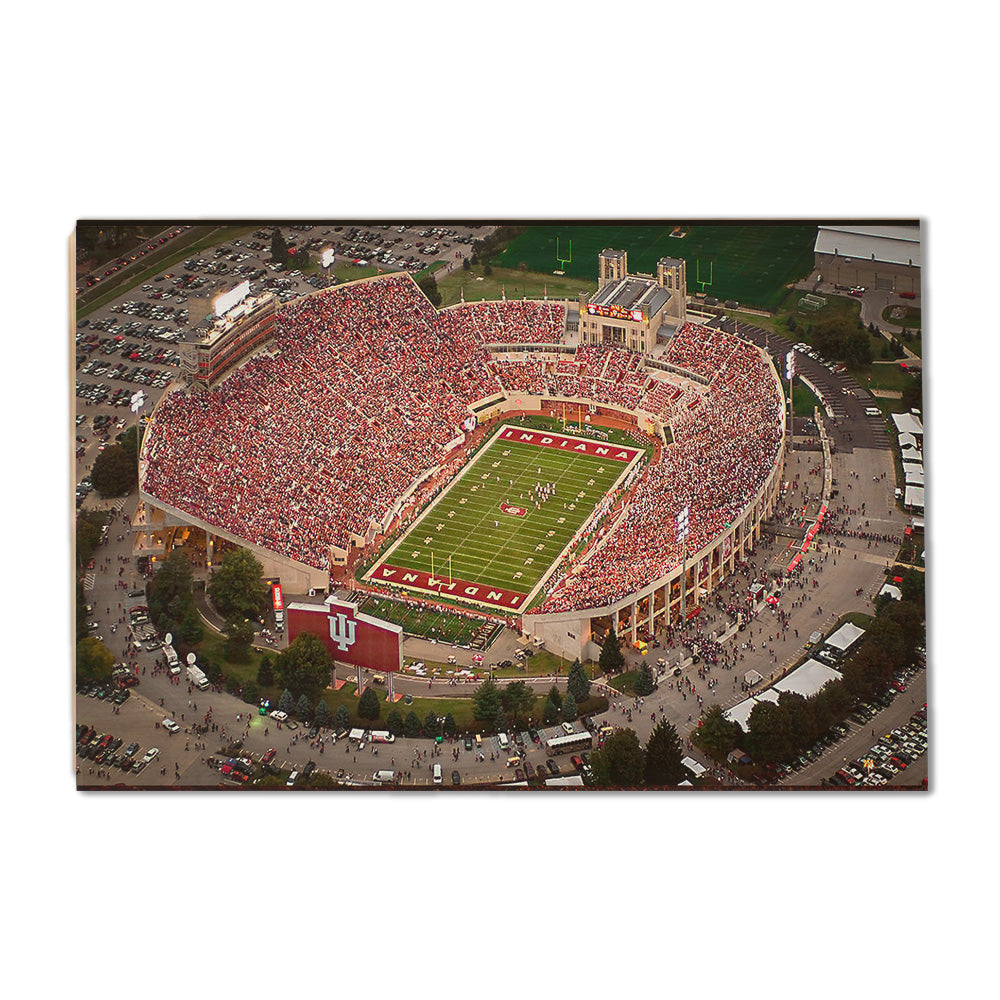 Indiana Hoosiers - Memorial Stadium Aerial - College Wall Art #Canvas