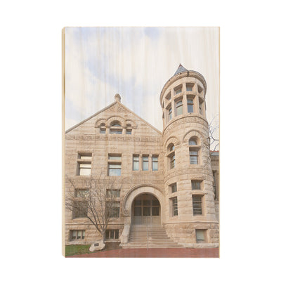 Indiana Hoosiers - Maxwell Hall - College Wall Art #Wood