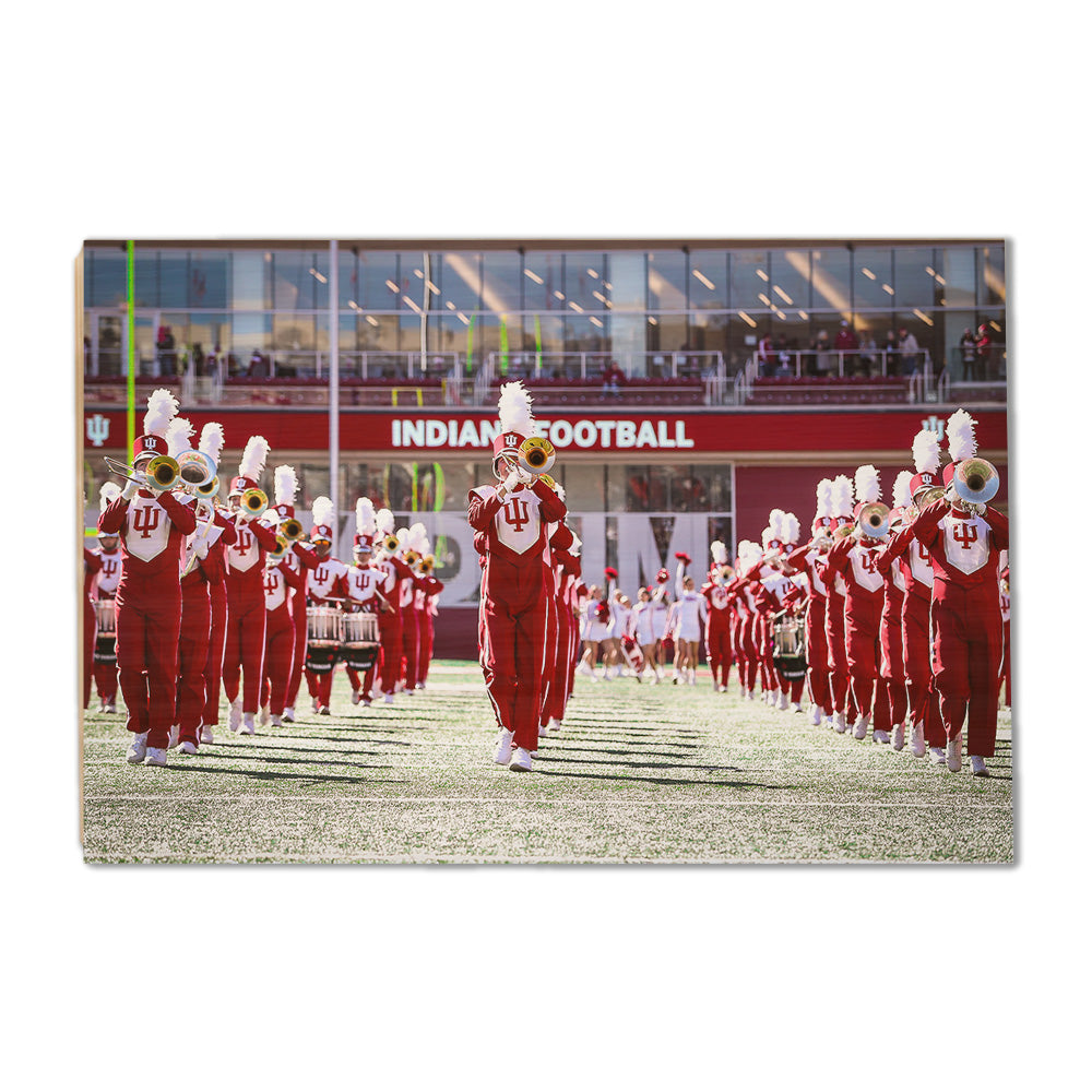 Indiana Hoosiers - The Marching Hundred - College Wall Art #Canvas