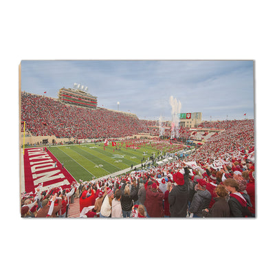 Indiana Hoosiers - Enter Indiana Hoosiers - College Wall Art #Wood