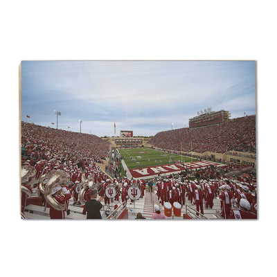 Indiana Hoosiers - Touchdown IU - College Wall Art #Wood