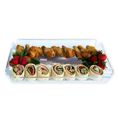 Indiana Hoosiers - Bombs Bursting in Air Decorative Acrylic Serving Tray