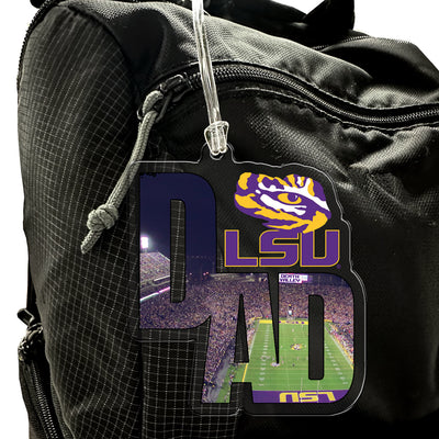 LSU Tigers - LSU Dad Ornament & Bag Tag