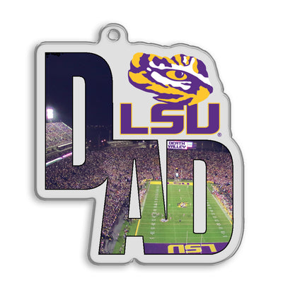 LSU Tigers - LSU Dad Ornament & Bag Tag
