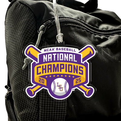 LSU Tigers - LSU 2025 NCAA Baseball National Champions Commemorative Ornament & Bag Tag