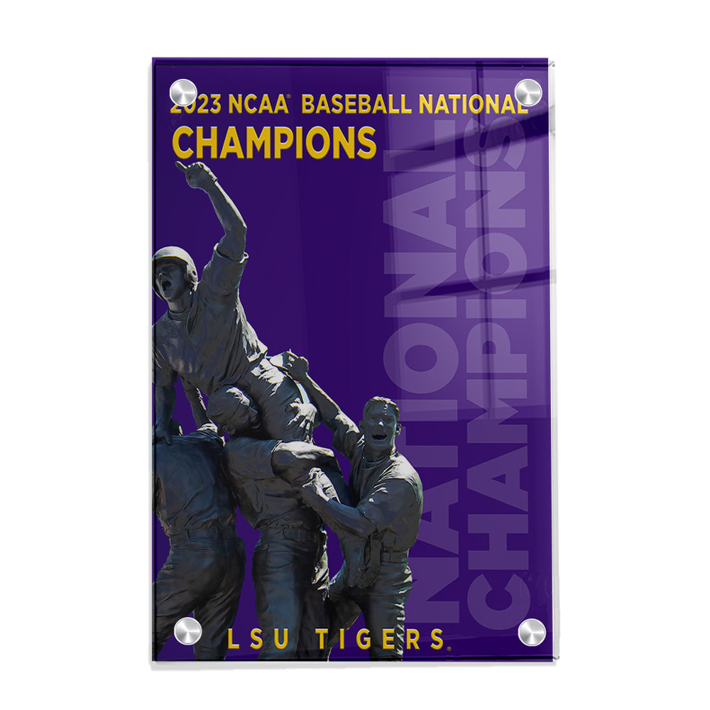 LSU Tigers - 2023 National Champions LSU Tigers - College Wall Art #Canvas