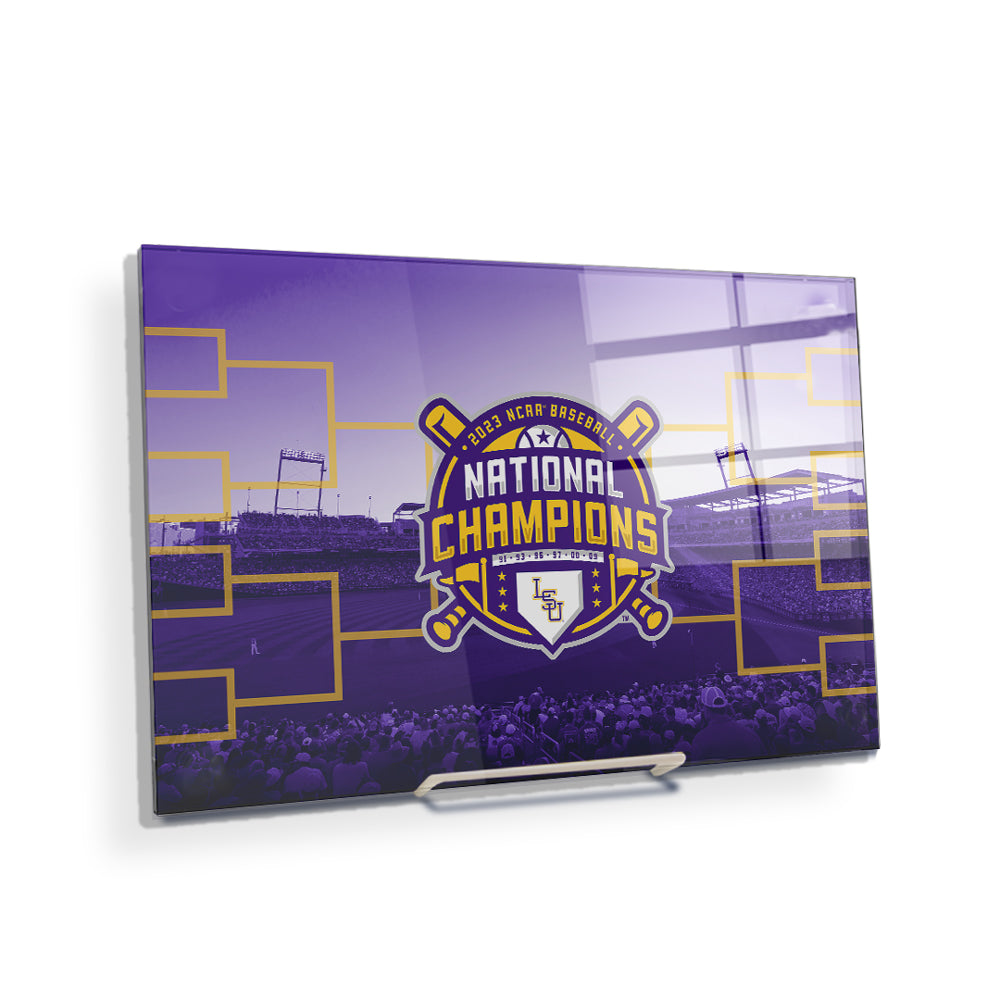 LSU Tigers - 2023 NCAA Baseball National Champions - College Wall Art #Canvas